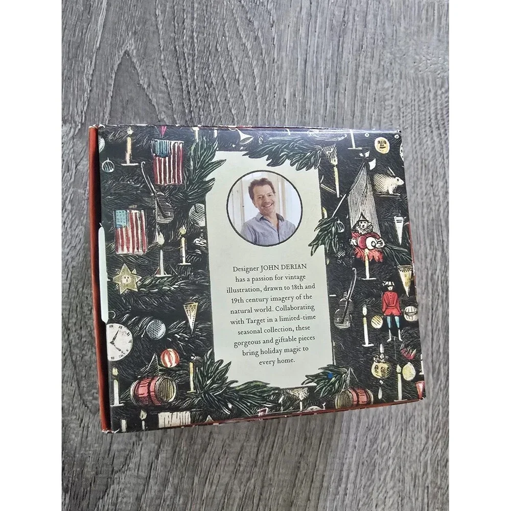 NEW John Derian for Target House Glass Ornament Christmas Holiday in Box